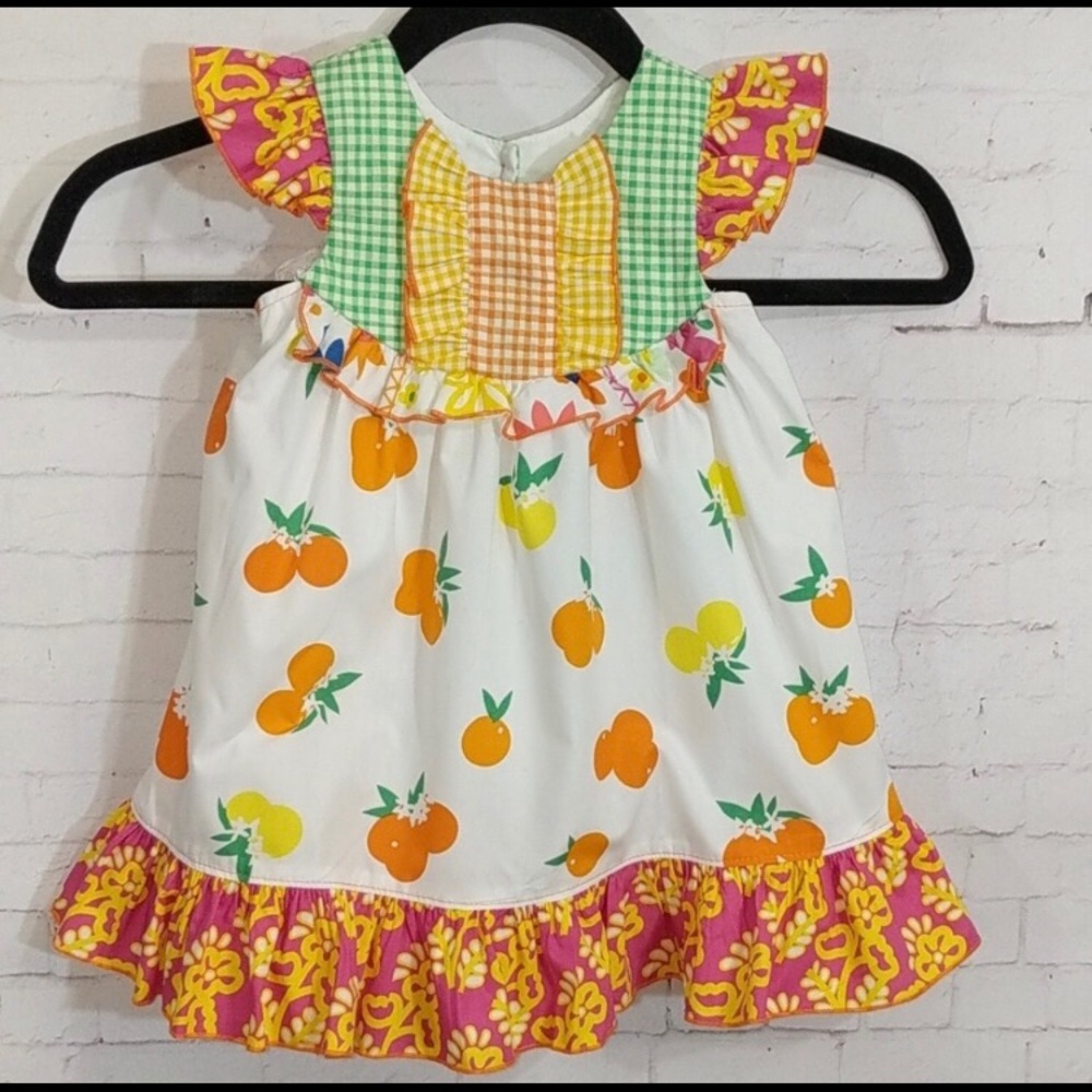 OLIVE MAE Fruit Dress USA Made in Dallas Boutique